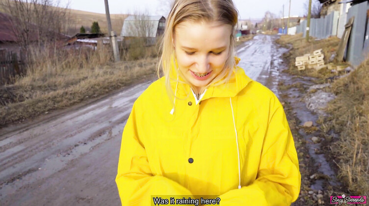 Случайная встреча с бывшей девушкой завершилась любительским минетом на улице