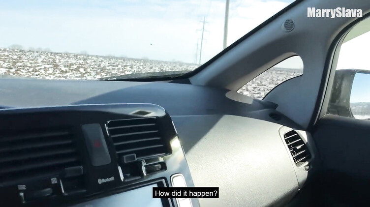 Выручил застрявшую девушку и получил в награду секс в машине