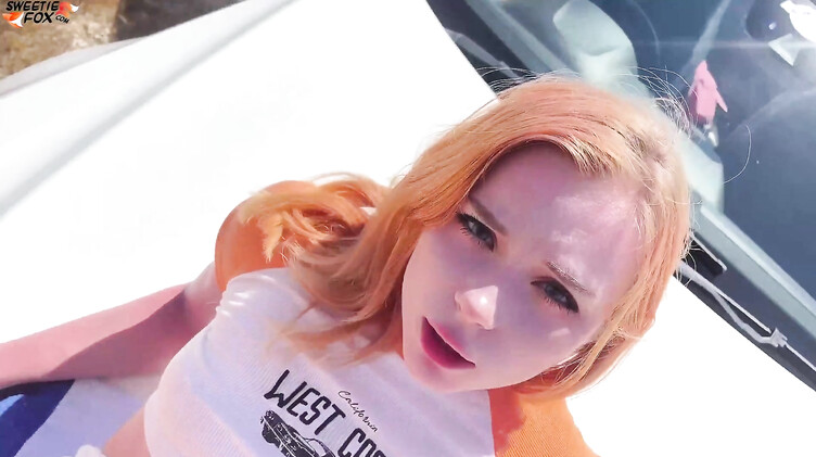 Рыжие: Прокатил на кабриолете Свити Фокс и трахнул ее