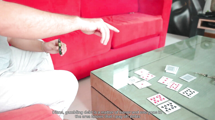 Сперма на лице: Русский муж проиграл в карты красивую жену и ждет пока ее трахнет его друг